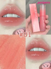 Peripera K-Beauty Ink Mood Glowy Tint，Water Bare Tint，Mirror Watery Lip Gloss，Glass Lip Gloss，丰盈，自然保湿，轻盈，提亮，持久显色，舒适不粘腻，适合戴口罩，不泛白，K-Beauty，韩国化妆品