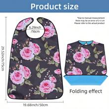 1pc/2pcs, Adult Bibs For Women, Reusable Apron, Wipeable With Optional Crumb Collector, Waterproof Washable Restaurant Clothing Protector, Gift For Women/Mom