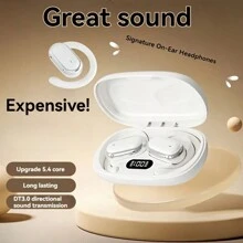 Auriculares inalámbricos con clips para dormir, mininiauricula deportiva TWS HIFI con graves estéreo HD y llamada, auriculares estéreo compatibles con Android e iPhone, piezas de música y auriculares inteligentes