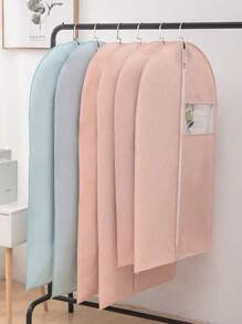 Fundas guardapolvo para ropa, bolsas colgantes a prueba de polvo para el hogar, fundas transparentes de tela no tejida para almacenamiento de abrigos y chaquetas de pluma - Multicolor - Ver 5