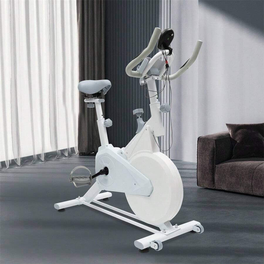 Quiltern Indoor Exercise Bike - White - White - View 1