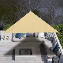 kangten 6.56ft Maize-Yellow Sun Shade Sail Triangular Sun Shade Sail Garden Patio Outdoor - Maize-yellow - View 5