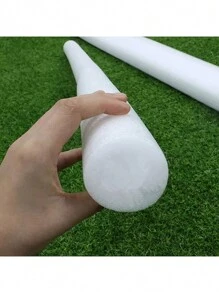 1-4 件优质白色花卉泡沫棒 15.75 英寸 X1.96 英寸 - DIY 婚礼插花底座，实心圆柱形海绵，适用于活动和派对装饰、母亲节、送给母亲的礼物 - 白色 - 查看 6