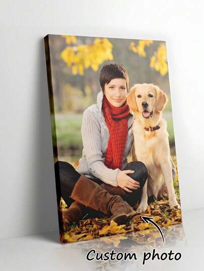 1pc Framed Personalized Custom Canvas Prints, Photo On Canvas Transform Your Photosinto Stunning Framed Wall Art, Digitally Printed Photo To Canvas Ideal For Home DecorGifts Keepsakes Birthday Graduation,Multi-Functional, ,Ornamental,Reusable,Exquisite,Stylish,High-Quality,Colorful,Modern,Custom,Personalized,Unique,Ideal Gifts For Him,Ideal Gifts For Her,Boyfriend,Dad,Girlfriend,Mom,Family,Friends,Tea Room,Home,Garden,Office,For Anniversaries,For Valentine's Day,For Mother's Day,For Birthdays,For Father's Day,For Graduation,For Weddings,For Housewarming