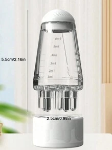 1PC Transparent 5-Needle Oil Comb, Multifunctional Scalp Massager, Head Ball Massage Comb, Suitable For Essence, Nutrient Solution, Hair Conditioner, Essential Oil, Etc. Accurately Deliver Liquid Or Oil To The Roots Of The Hair. Can Be Used As Wedding Bridesmaid Gift, Mother Gift, Birthday Gift, Friend And Relative Gift, Teacher And Classmate Gift,Hair Clips,Hair Accessories Home Bathroom Decor