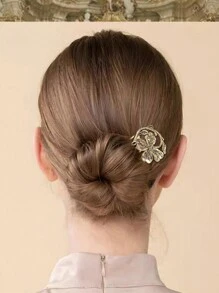 Vintage Hair Side Combs For Women Decorative, Retro Gold Pearl Rhinestone Metal Hair Comb Clips With Teeth Grip Crystal Bridal Hair Piece Pins For Wedding Accessories - Multicolor - View 7