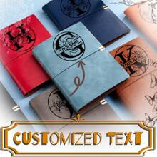 [Personalized Stationery] Custom Engraved A5 Binder Notebook - Refillable Diary With Faux Leather Cover, Personalized Name & Date, Multi-Color Options, Ideal For Gifting To Friends, Teachers, Colleagues For Graduation Or Special Occasions, Notebooks And Journals,School Supplies,Back To School