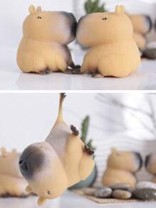 Capybara Squeeze Toy, Anti-Stress Relief Gadget, Creative Water Rodent Animal, Squeezing And Pressing It Releases Pressure - Capybara Squeeze - View 5