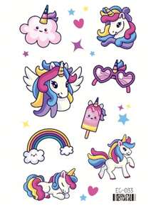 1/3/4/5/7pcs Hair Styling Tool Set, Includes Brush, Spray Bottle, Transparent Water Bottle, Rat-Tail Comb, Hairline Styling Brush, Suitable As New Year Gift For Girls, Comes With Cute DIY Stickers (Random Style) - Multicolor - View 13