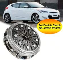 Set-Double Clutch For Hyun-Dai Veloster Kona Tucson Sonata KIA Forte 41200-2D220 - 銀色 - 查看 4