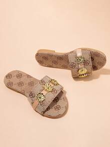 2024 新款夏季女童编织休闲软底拖鞋