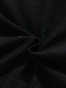 Spring And Autumn Style Baby Boy Girl Casual Cute Clothing Letter Print Round Neck Long Sleeve Jumpsuit Crawl Suit For 1 To 18 Months Old - Black - View 6