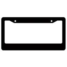 Custom 6x12 Inch Aluminum Personalized License Plate Frame, Record Your Memorable Moments, High Attention Catching Customized License Plate Frame, Personalized Design With Photo, Text, Logo (1 Set)