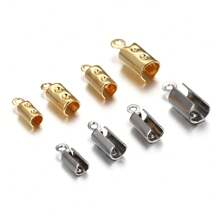 30Pcs Stainless Steel Cord Clasp Hooks For DIY Jewelry Making Necklace Bracelet Accessories - Rope Buckle - View 5
