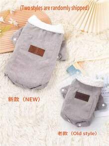 适合茶杯犬/小型犬的狗背心衣服，各种新旧款式随机发货 - 灰色 - 查看 3
