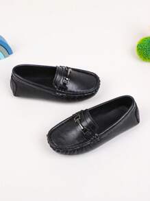 Girls' Slip-On Casual Flats, Comfortable & Breathable, Versatile - Black - View 4