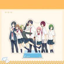 5 件/套 堀山和宫村君 亚克力动漫立式钥匙扣、双面徽章、半透明卡片 - 彩色 - 查看 14