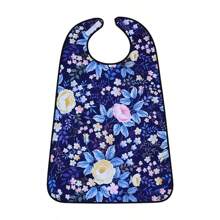 1pc/2pcs, Adult Bibs For Women, Reusable Apron, Wipeable With Optional Crumb Collector, Waterproof Washable Restaurant Clothing Protector, Gift For Women/Mom