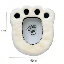 1 件可洗马桶座套，冬季保暖马桶垫，老人儿童防滑浴室必需品，家庭和酒店使用卡通熊掌可爱马桶座垫易于拆卸温暖防滑母亲节礼物 - toilet seat - 查看 6