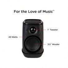 Polk Audio Assist Smart Bluetooth Speaker - Midnight Black Voice Controlled Assistant And Chromecast Built-In Far-Field Microphone Array - As pic as pic - View 2