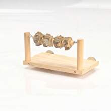 1 buc. Biban pentru papagal, suport din lemn de ardei din Sichuan, jucării pentru volieră, accesorii de culoare și stil aleatoriu, pentru îmbogățire și divertisment