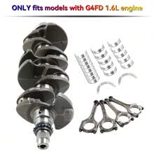 G4FD 1.6L Engine Crankshaft & Rods & Bearing For Hyun-Dai Accent Kia Rio Soul - 銀色 - 查看 4