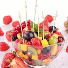 200/100/50/20/10 件装白色 4.7 英寸手指食物签、水果串、三明治签、木制牙签,适用于派对、开胃菜、生日、婚礼、俱乐部、水果、纸杯蛋糕、汉堡、烧烤小吃、甜点 - 白珠 - 查看 6