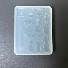 Cheongsam Accessories Resin Casting Mold, Silicone Mold, Resin Liquid Molds, Resin Keychain Silicone Mold, Resin Mold Components - Silicone - View 3