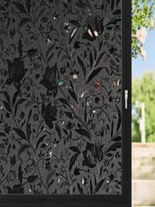 Blackout Window Film, Sun Light Blocking Frosted Privacy Window Cling For Glass, Darkening Window Tint For Day Sleep, UV Blocking Static Cling Window Cover, Stickers, Wall Decal, Vinyl Decal For Home Decorations, Spring Decoration Items Refresh Your Home, Festival Decoration Stickers Gifts Birthday Graduation