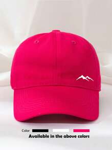 2pcs Unisex Solid Color & Printed Baseball Cap, Sun Hat Suitable For Daily Use, Hiking, Cycling, Motorcycle Riding - Multicolor - View 1