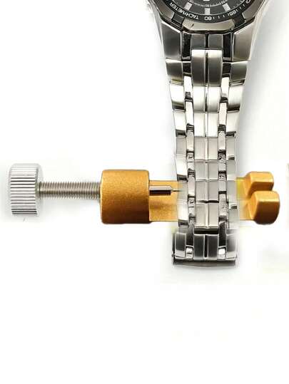 1pc Horloge Link Remover, All Metal Bracelet Diy Repair Tool view 5
