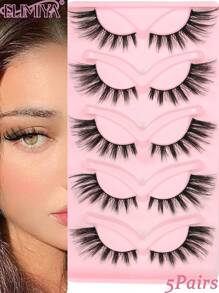 5 对狐狸眼、眼尾加长、漫画眼、自然假睫毛 20 毫米 - 眼尾拉長款 - 查看 1