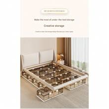 别致奢华带轮底柜，可自由组装和拆卸，放在床下、沙发下或作为储物箱