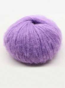 1/5 pezzi Filato di mohair da 330 m, colore dopamina, composizione: 15% lana, 15% mohair, 40% acrilico, 30% nylon, morbido filato per uncinetto e maglia di maglioni, sciarpe, scialli, cardigan, pon pon, 50 g
