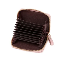 Zip Leather Wallet Card Holder Short Wallet Blocking Coin Purse Pouch Women UK~ - Multicolor - View 5
