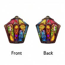 1 stuk klassieke geometrische lantaarn hangende ornament 2D geschilderd acryl huisdecoratie muur deur en raam hangende kunst ideale dagelijkse kantooraccessoires slaapzaaldecoratie gepersonaliseerde geschenken interessante geschenken voor koppels en vrienden creatieve tuindecoraties, woondecoratie, kamerdecoratie, muurdecoratie verjaardag afstuderen schooldecoratie schoolverrassing terug naar school
