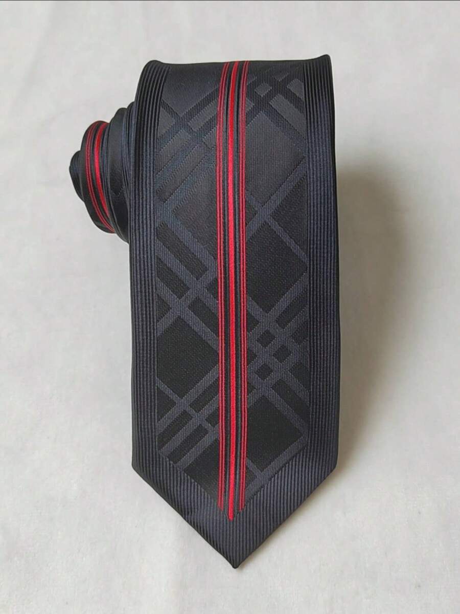 Men's Slim 3D Glitter Ties (6cm) - màu đen - Xem 1