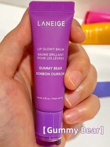Laneige Bálsamo labial brillante de 10g de K-Beauty, sérum labial, hidratante, brillante, ligero, humectante y tintado con manteca de karité, para labios secos, maquillaje coreano, oso de gominola