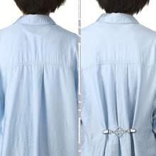 2 件/4 件复古花卉印花开衫领口胸针