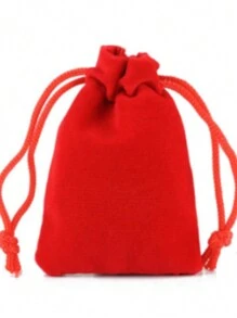 珠宝绒布袋珠宝袋袋子多种款式绒布袋袋子零钱袋，绒布袋珠宝抽绳抽绳袋耳机绒布收纳袋，黑色绒布抽绳袋珠宝首饰袋耳机收纳小布袋抽绳绒布袋 - 彩色 - 查看 11