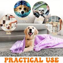 2pcs Quick Dry Super Soft Microfiber Pet Towels, Suitable For Small Cats And Dogs - Highly Absorbent Grooming Towels For Medium & Small Pets, With Colorful Bone Pattern Design - Great For Bathing And Drying Small & Large Dogs And Cats
