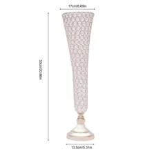2/4Pcs Crystal Wedding Flower Vase Table Decorative Centerpiece For Wedding, Crystal Flower Stand Home Decoration