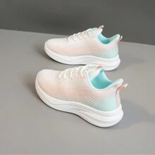 Giày thể thao thường ngày thoáng khí phong cách Hàn Quốc mùa xuân 2025 dành cho nữ, giày thể thao chạy bộ thời trang dành cho học sinh FZ6606 - Hồng - Xem 5