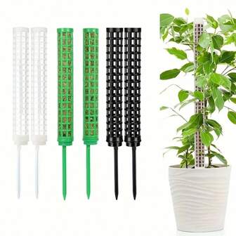 1/2/4pcs Plastic Moss Pole,Plant Support,Moss Column,Moss Column Set