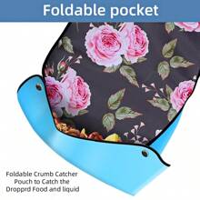 1pc/2pcs, Adult Bibs For Women, Reusable Apron, Wipeable With Optional Crumb Collector, Waterproof Washable Restaurant Clothing Protector, Gift For Women/Mom