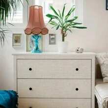 1卷1米/3米/5米亚麻纹理亮面壁纸，适用于家居装饰、橱柜、桌椅、房间背景、DIY家居装饰墙贴，耐油易清洁自粘壁纸，可移除，是生日、毕业、房间装饰、墙面装饰、浴室、卧室、客厅、房屋装饰、家居装饰、客厅墙面艺术壁纸的理想之选。 - 米色 - 查看 6