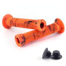自行车车把手柄，1 对软自行车车把手柄，专业特技滑板车，BMX 自行车，山地自行车配件，自行车爱好者的礼物，小型节日礼物