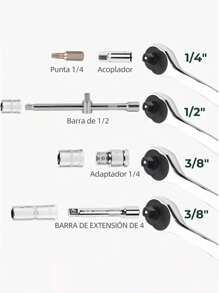 Juego De Herramientas Mecánicas Reparación De Automóviles216 piezas Verde - Verde - Ver 4