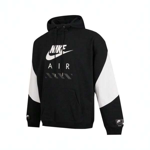 Nike 2025 Men's Nike Air Fleece Pullover Hoodie, AS M NIKE AIR FLC PO HOODE BFT Knit Hooded Sweatshirt HJ0274-010