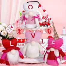 Valentine's Day Faceless Doll Creative LOVE Doll Cute Holiday Valentine's Day Decorations - Multicolor - View 2